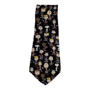 Peanuts Gang Christmas Silk Neck Tie